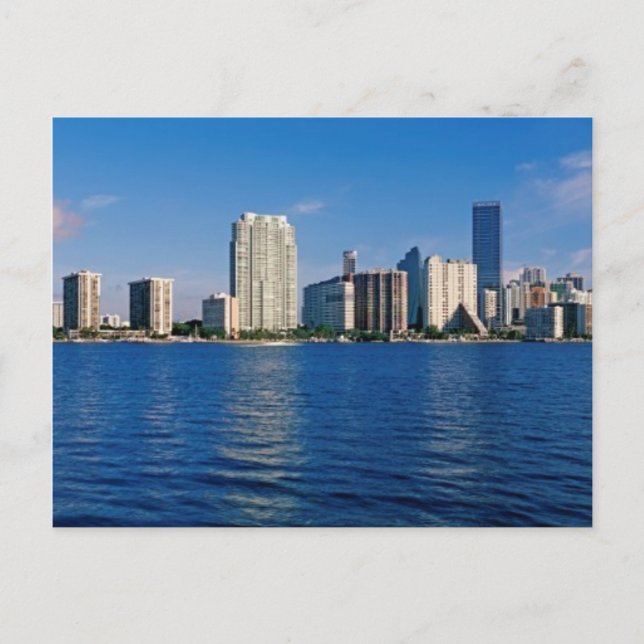 Carte Postale Skyline of Miami, Florida (Devant)