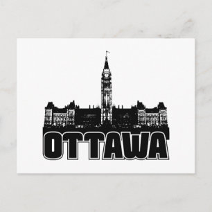 Carte Postale Skyline Ottawa