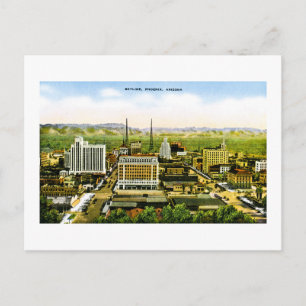 Carte Postale Skyline Phoenix, Arizona Retro Americana