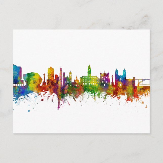 Carte Postale Skyline Porto Portugal (Devant)