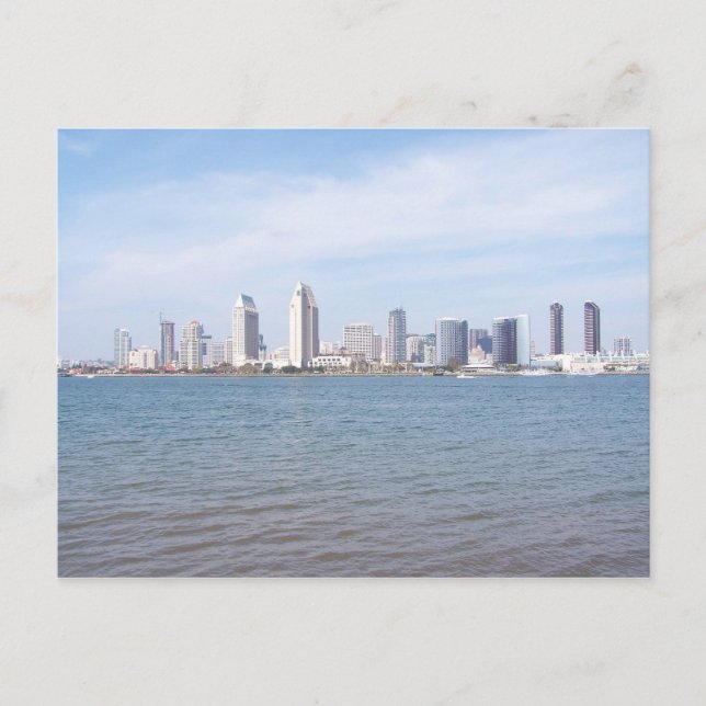 Carte Postale Skyline San Diego (Devant)