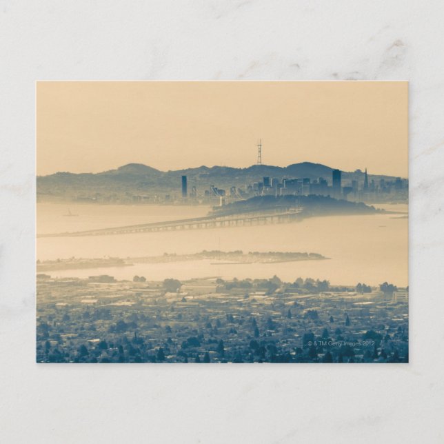 Carte Postale Skyline San Francisco Californie États-Unis (Devant)