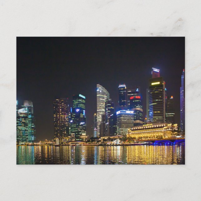 Carte Postale Skyline Singapour pittoresque (Devant)