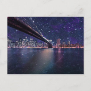 Carte Postale Skyline Spacey Manhattan