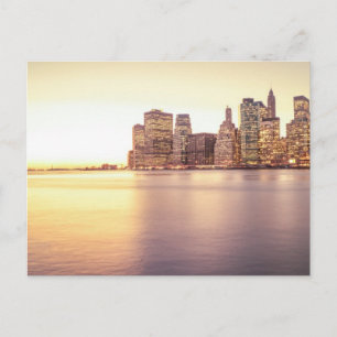 Carte Postale Skyscraper Skyline - New York City Sunset
