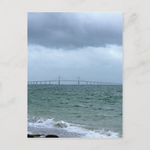 Carte Postale Skyway, un jour orageux