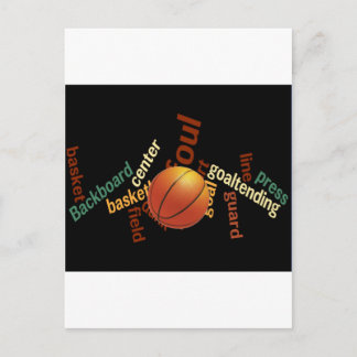 Carte Postale Slam Dunk de Vocabulaire : Basketball Jeu des Cham