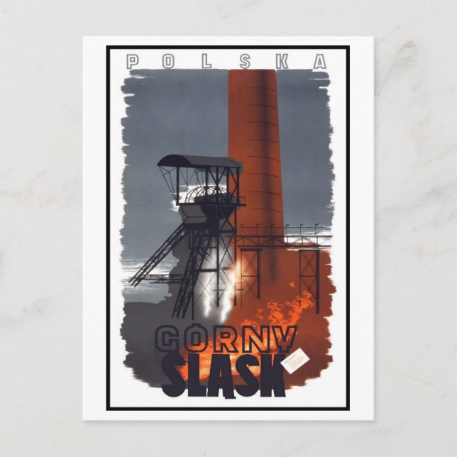 Carte Postale Slask Polska vintage (Devant)