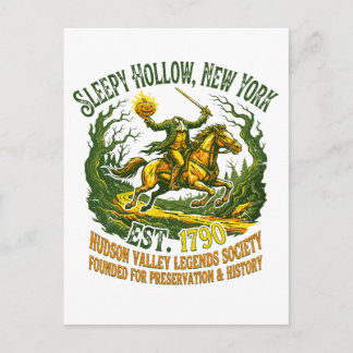 Carte Postale Sleepy Hollow New York Histoire de la vallée de l'