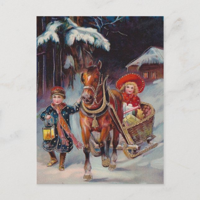 Carte postale Sleigh (Devant)