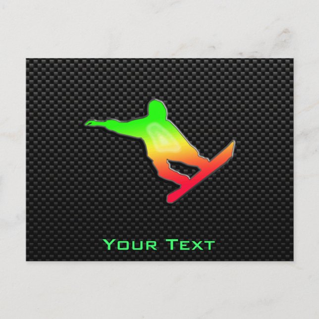 Carte Postale Slek Snowboard (Devant)