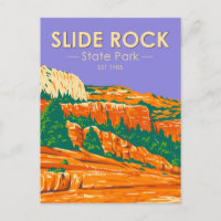 Slide Rock State Park Arizona Vintage