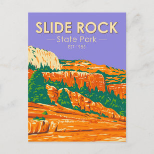 Carte Postale Slide Rock State Park Arizona Vintage