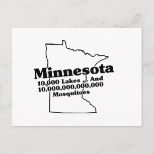 Carte Postale Slogan d'État du Minnesota
