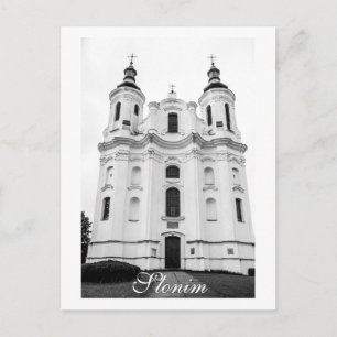 Carte Postale Slonim Biélorussie Architecture City Cathédrale