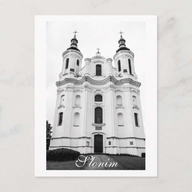 Carte Postale Slonim Biélorussie Architecture City Cathédrale (Devant)