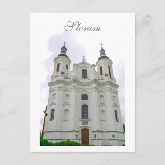 Carte Postale Slonim Biélorussie Architecture Ville Cathédrale (Devant)