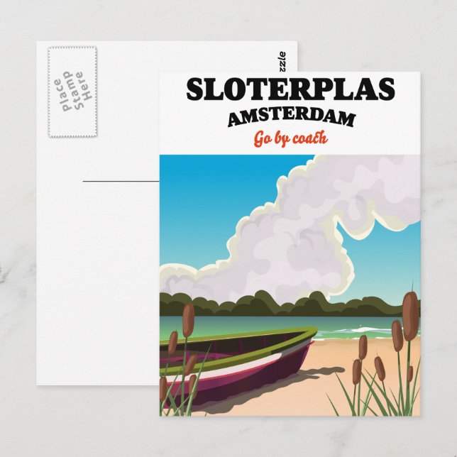 Carte Postale Sloterplas Amsterdam  (Devant / Derrière)