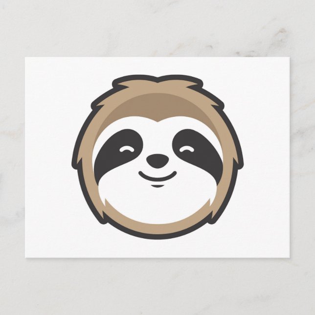 Carte Postale Sloth Mascot (Devant)
