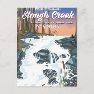 Carte Postale Slough Creek, parc national de Yellowstone