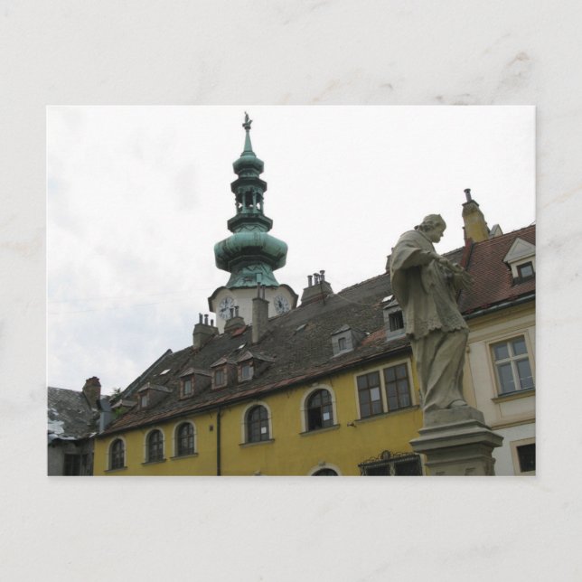 Carte Postale Slovaquie - Bratislava - Horloge (Devant)