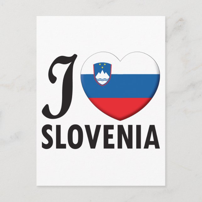 Carte Postale Slovénie amour (Devant)