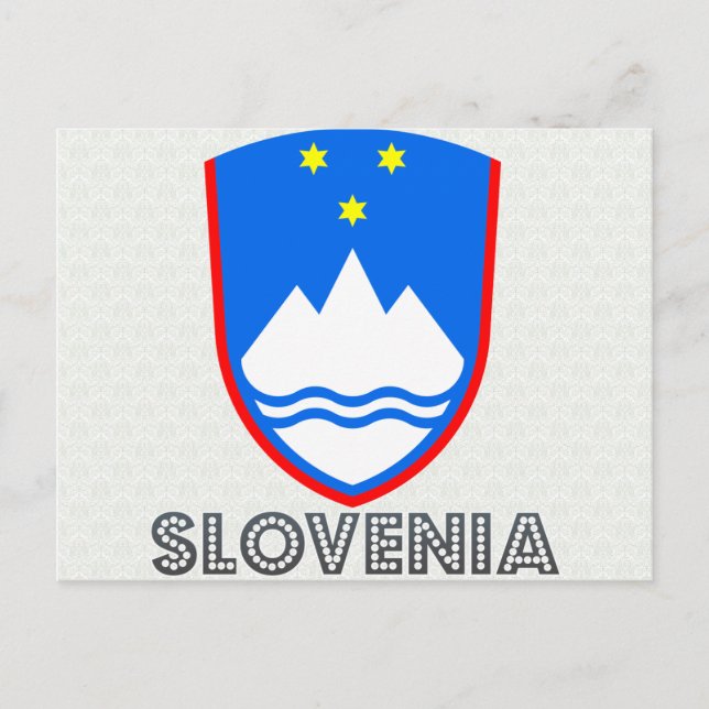 Carte Postale Slovénie Armoiries (Devant)