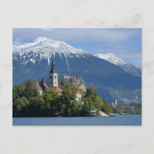 Carte Postale Slovénie, Balles, Lac Léman, Île de Bled, Balles