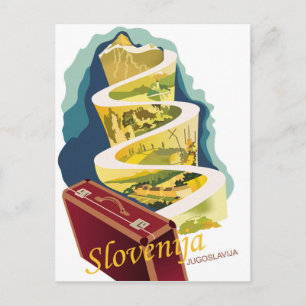 Carte Postale Slovénie, Yougoslavie, voyage vintage