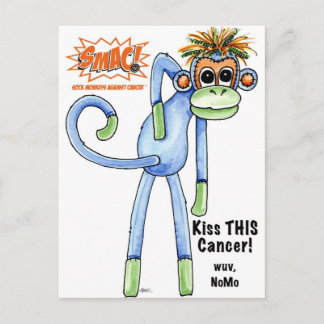 Carte Postale SMAC ! Singes de choq contre le cancer - NoMo
