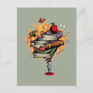 Carte Postale Smart de livre