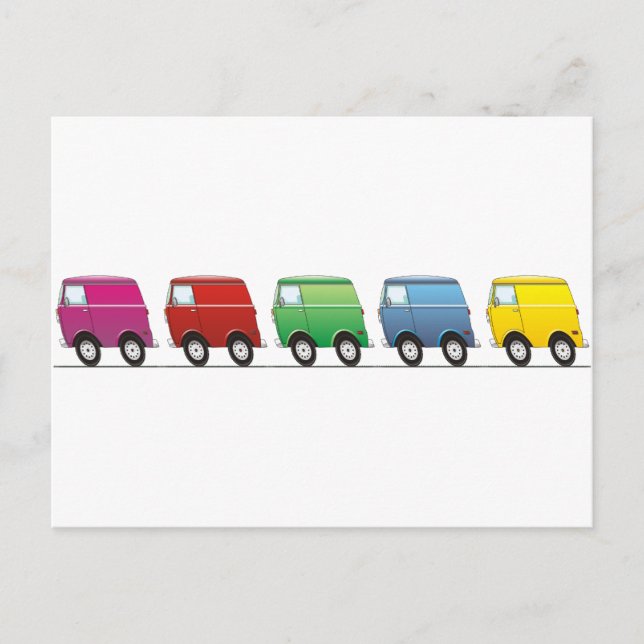 Carte Postale Smart Van Multiple (Devant)