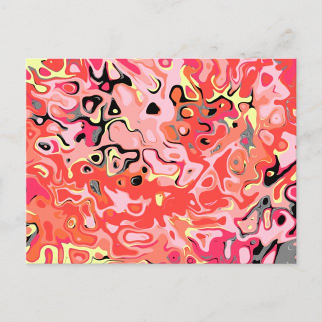 Carte Postale Smash Smash laide stupide Abstrait (Devant)