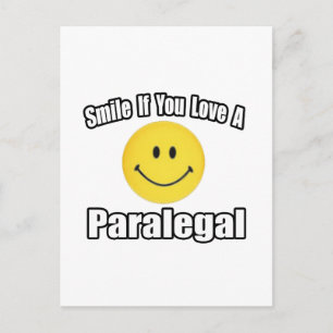 Carte Postale Smile If You Love a Paralegal