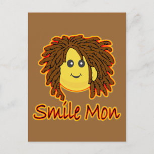 Carte Postale Smile Mon Feu Rasta Visage