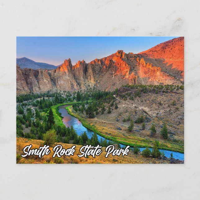 Carte Postale Smith Rock State Park, Oregon, États-Unis (Devant)