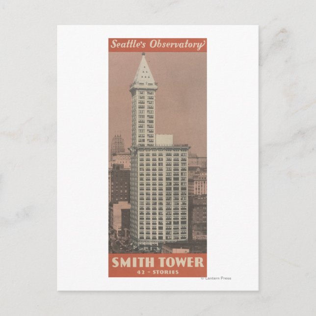 Carte Postale Smith Tower, Seattle's Observatory (Devant)