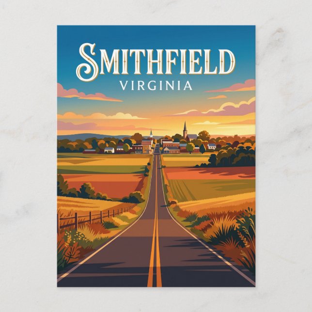 Carte Postale Smithfield États-Unis (Devant)