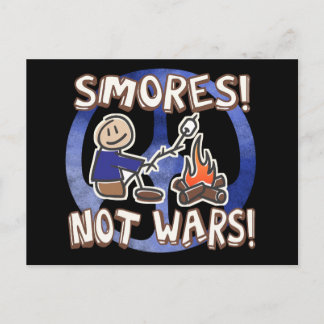 Carte Postale S'mores pas les guerres