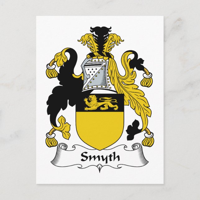 Carte Postale Smyth Family Crest (Devant)