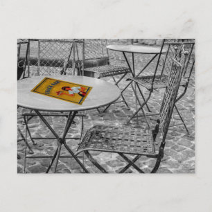 Carte Postale Snack bar table extérieure