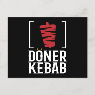 Carte Postale Snack Döner Kebab Kebab Rotisserie