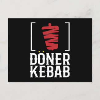 Carte Postale Snack Döner Kebab Kebab Rotisserie