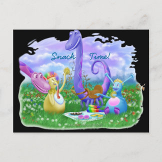 Carte Postale Snack Time !