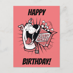 Carte Postale Snacks Scooby Doo demi-teinte Scooby