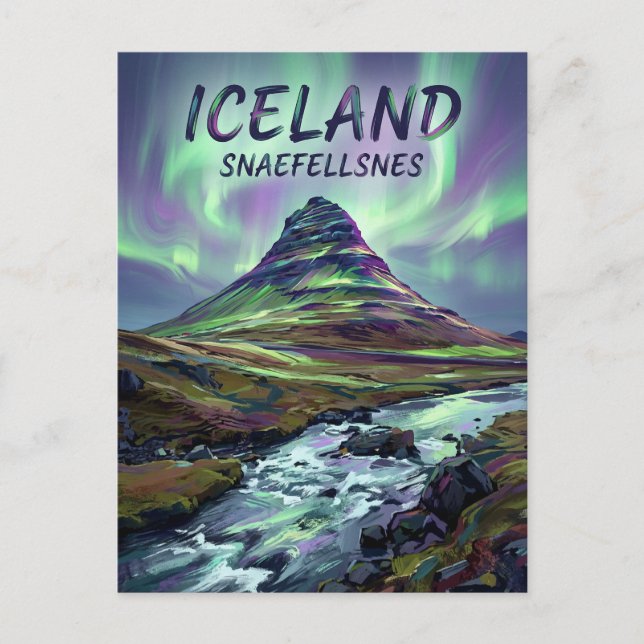 Carte Postale Snaefellsnes Islande (Devant)