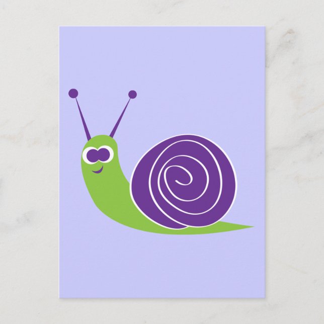 Carte Postale Snail (Devant)