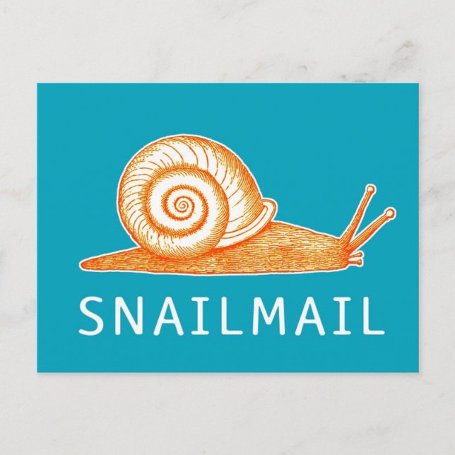 Carte postale Snailmail (Devant)