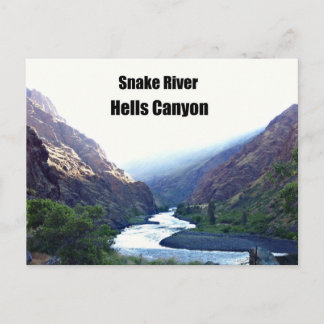 Carte Postale Snake Rotver, Hells Canyon