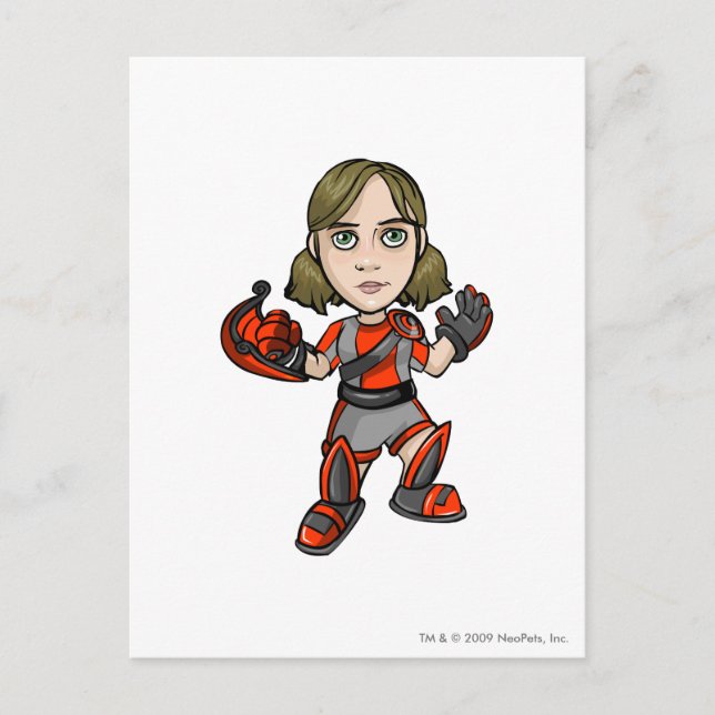 Carte Postale Snarkie Virtupets Space Station Joueur du personne (Devant)